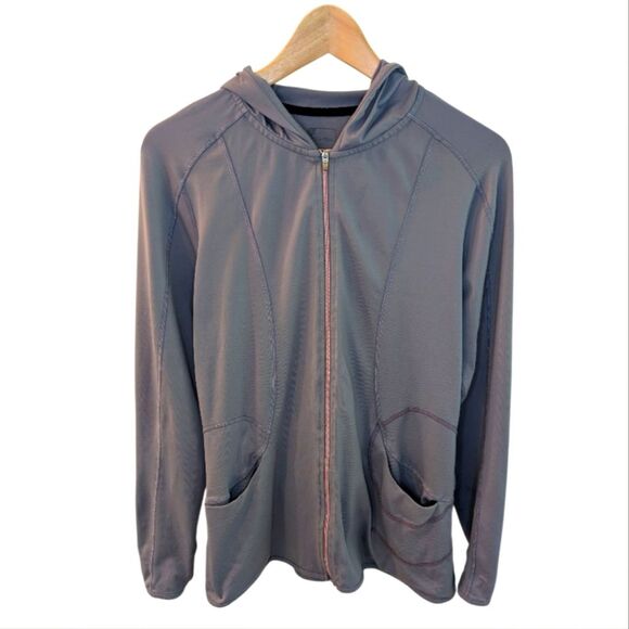 Title Nine Regulator Hooded Performance Jacket Grey Large - Picture 1 of 13